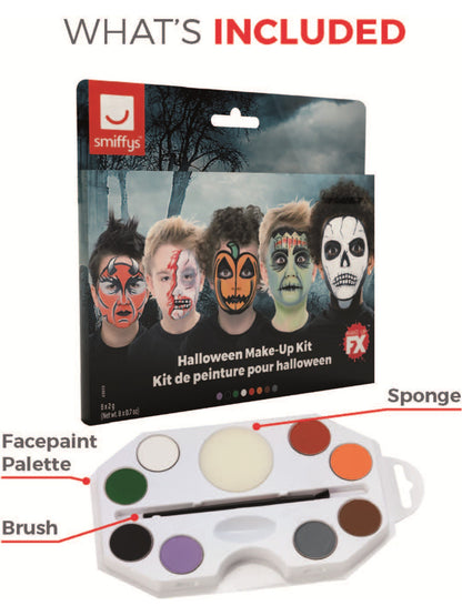 Smiffys Make Up FX, Aqua, Halloween Kit